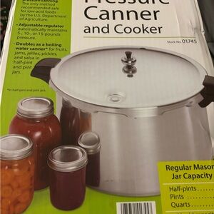 Premium Silver Pressure Canner and Cooker
